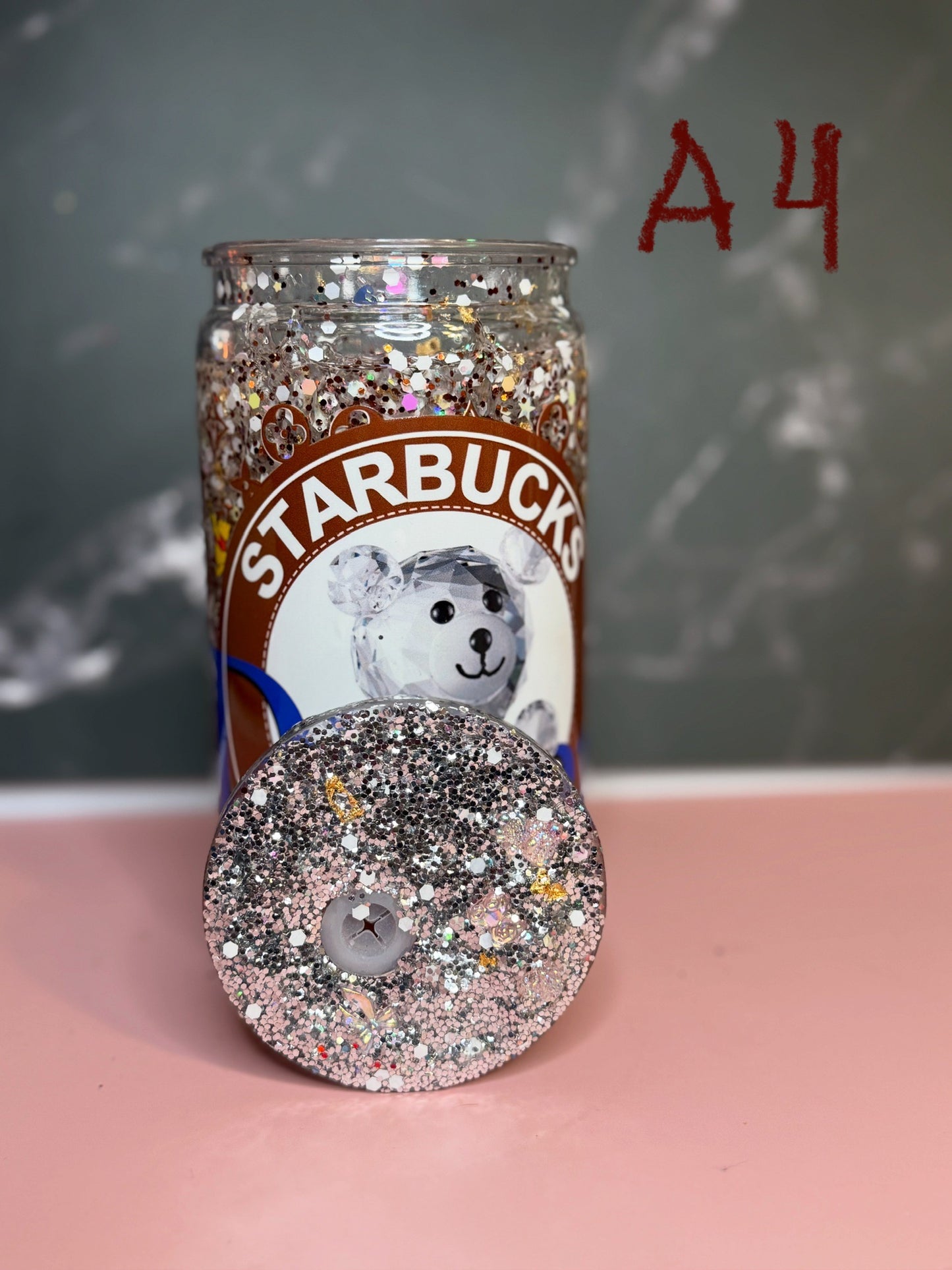 Snow Globe Plastic cup 16oz