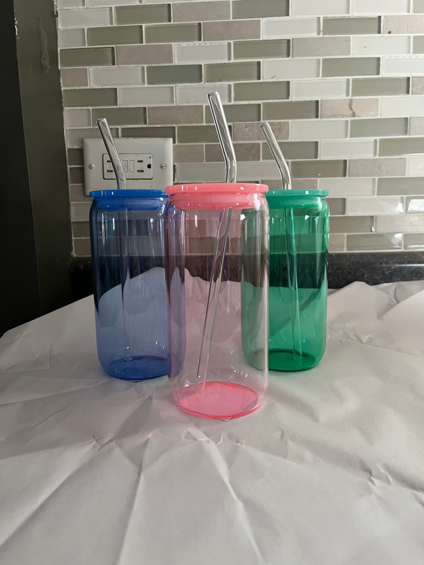 1 layer Glass Cup 16oz or 24oz