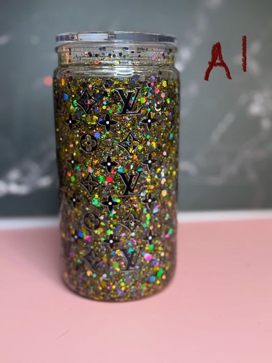Snow Globe Plastic cup 16oz